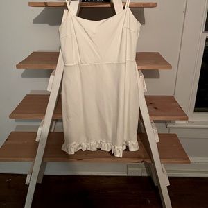 Just Me - white cocktail dress